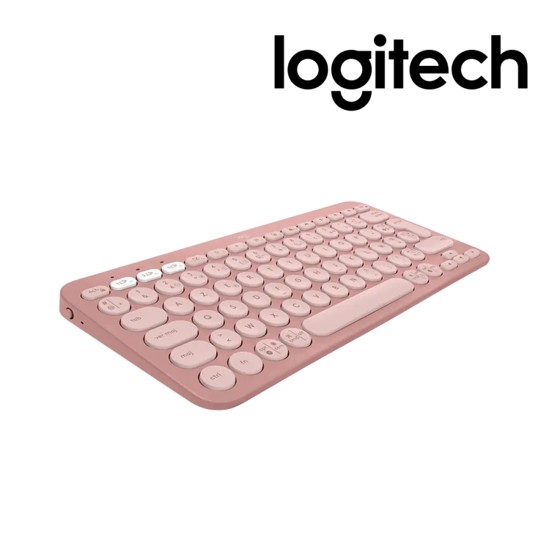 LOGITECH CLAVIER BT Pebble Keys 2 K380s-ROSE