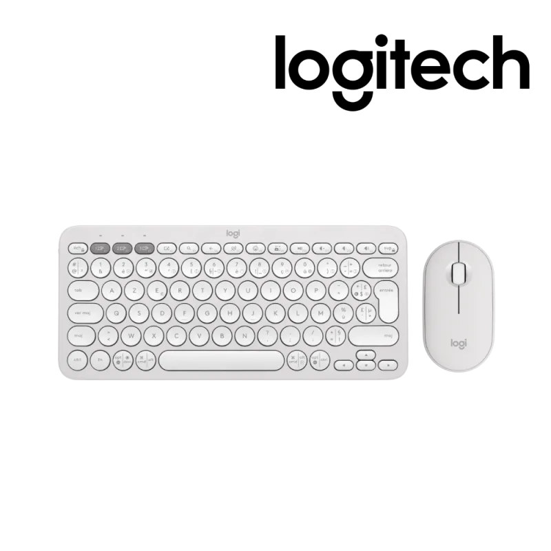 LOGITECH COMBO CLAVIER Pebble 2 Combo - TONAL WHIT