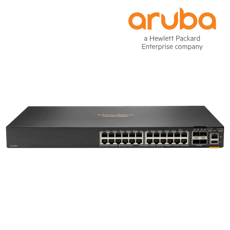 HPE Aruba CX 6200F 24G Class4 PoE 4SFP 370W