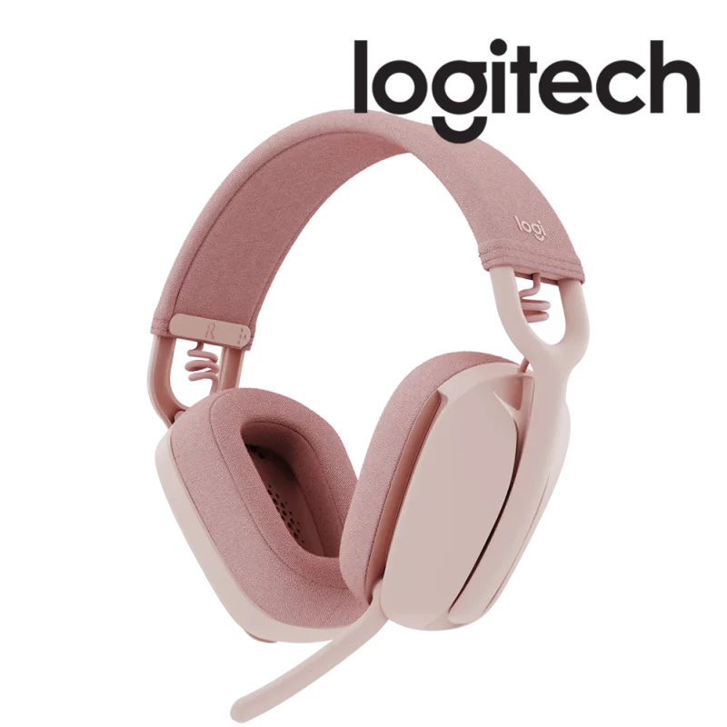 LOGITECH CASQUE Zone Vibe 100 Headphones - ROSE