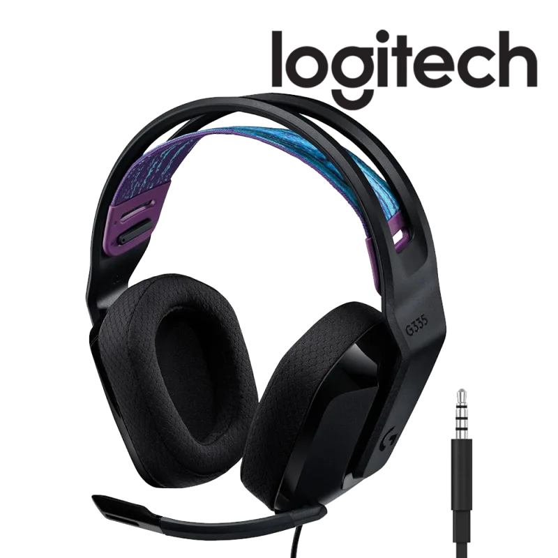 LOGITECH CASQUE GAMING - G335 Wired - BLACK - 3.5