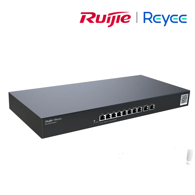 Reyee routeur 10 Ports Gb 1.5Gbps 300Users