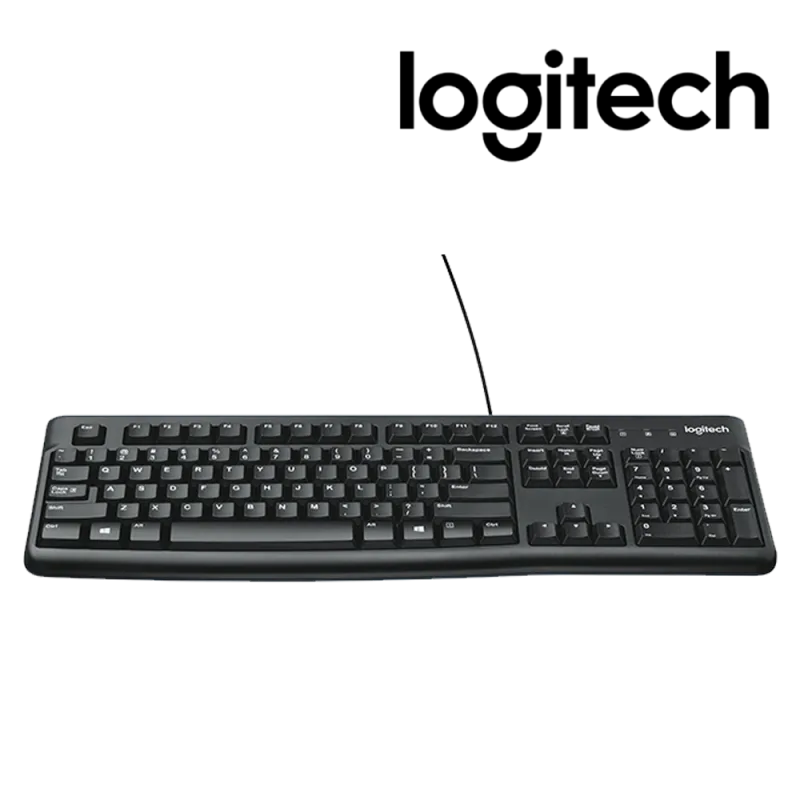LOGITECH CLAVIER QWERTY K120 Corded BK-US INTL USB