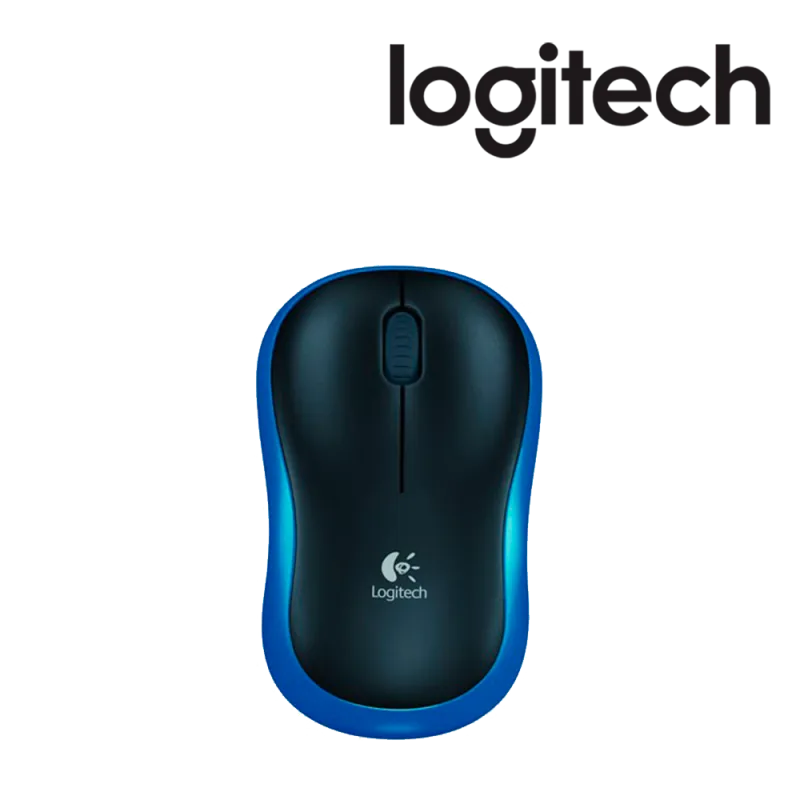 LOGITECH SOURIS M185 Wireless - BLUE - 2.4GHZ.