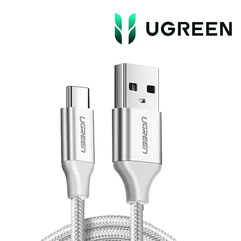 Ugreen USB-A 2.0 to USB-C Cable 1.5m Blanc