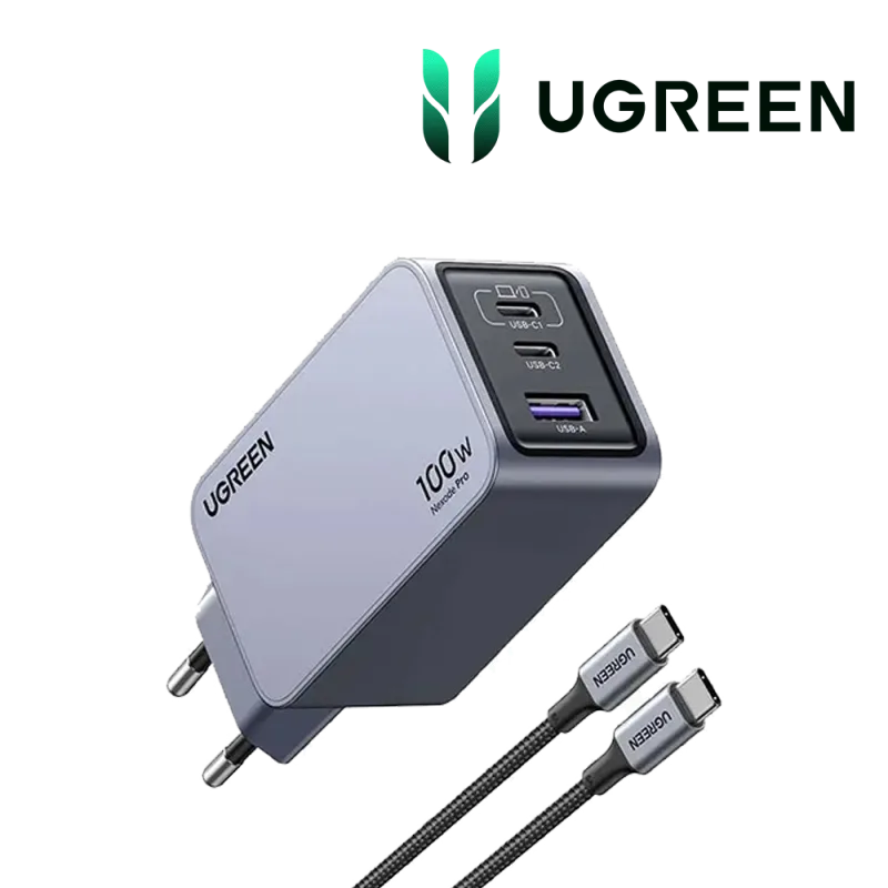 Ugreen 100W 2C1A GaN Fast Charge set 1.5M Cable