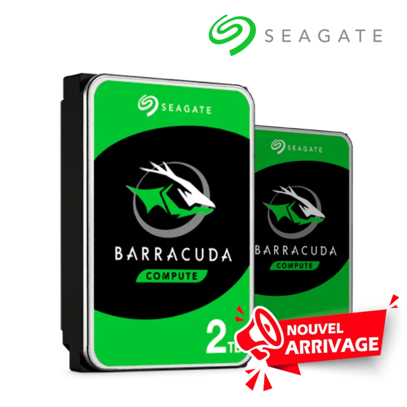 DISQUE DUR SEAGATE BARRACUDA 2T 3.5
