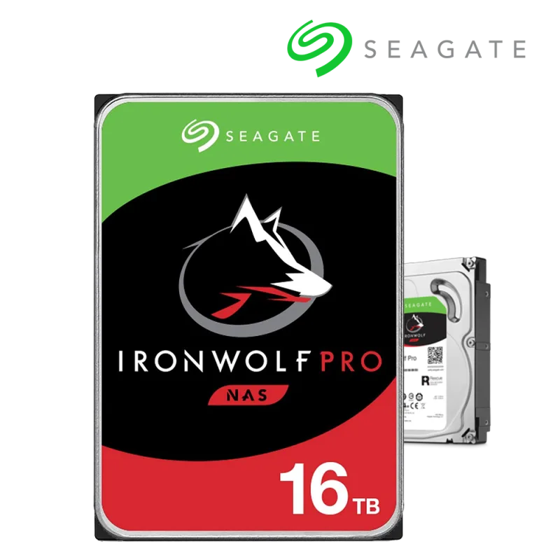 DISQUE DUR SEAGATE IRONWOLF 16T 7.2K RPM 3.5